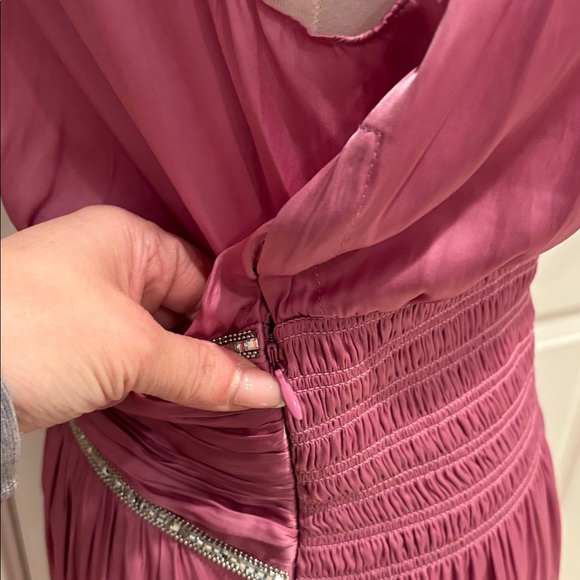 Ramy Brook Elegant Pink Midi Dress - Picture 11 of 12